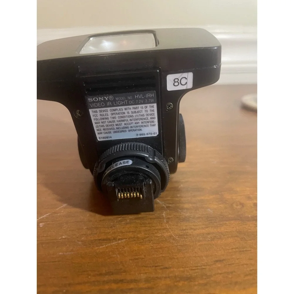 Sony HVL-IRH Video IR Light for Camcorder NightShot Infrared Black Accessory
